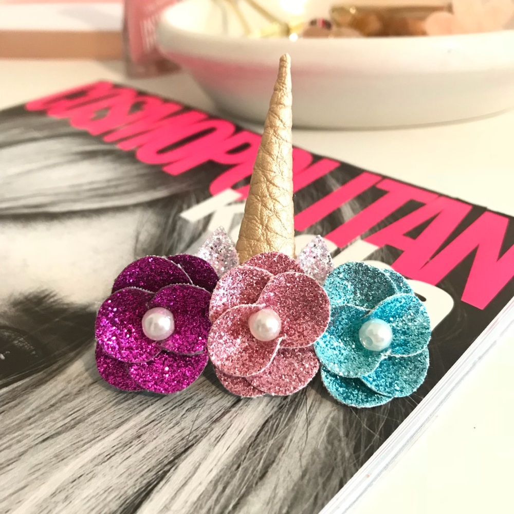 🦄 Unicorn Hair Clip Unicorn Crown